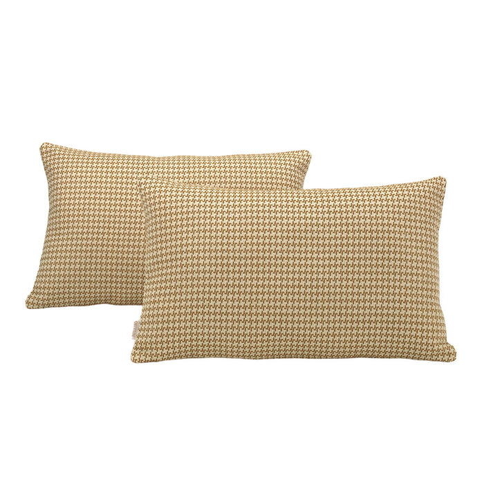 Husă de pernă de canapea Alexandra House Living Ocru 30 x 50 cm 2 Unități