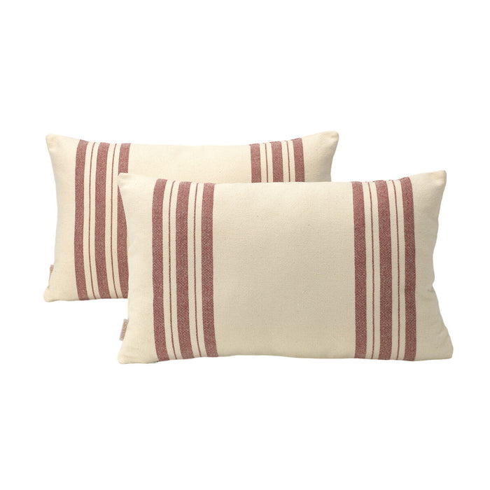 Husă de pernă de canapea Alexandra House Living Bordo 30 x 50 cm 2 Unități