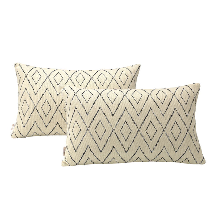 Husă de pernă de canapea Alexandra House Living Albastru 30 x 50 cm 2 Unități
