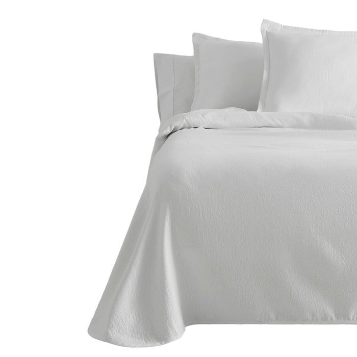 Cuvertură (de pat) Alexandra House Living Rice Alb 205 x 280 cm (2 Piese)