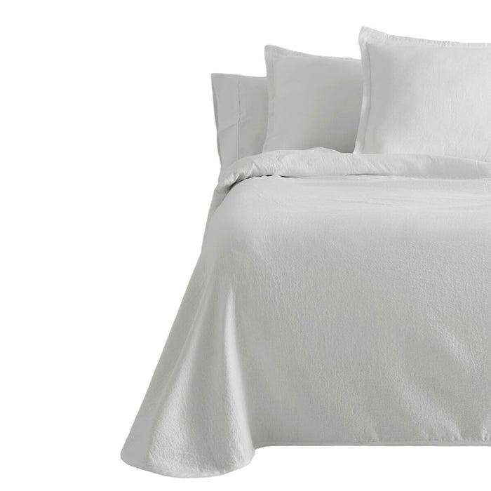 Cuvertură (de pat) Alexandra House Living Rice Alb 205 x 280 cm (2 Piese)