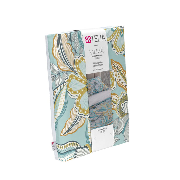 Set husă de pătură Alexandra House Living Vilma Multicolor Pat 150 2 Piese