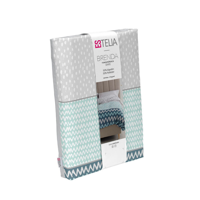 Set husă de pătură Alexandra House Living Brenda Multicolor Pat 90 2 Piese