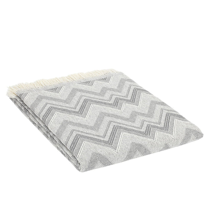 Pătură Alexandra House Living Fez Gri 125 x 180 cm