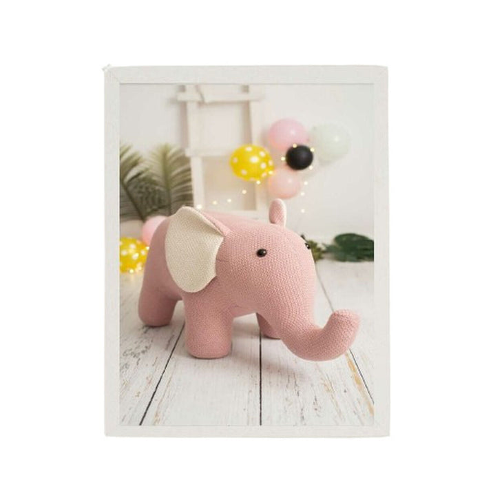 Tablou Crochetts Multicolor 33 x 43 x 2 cm Elefant