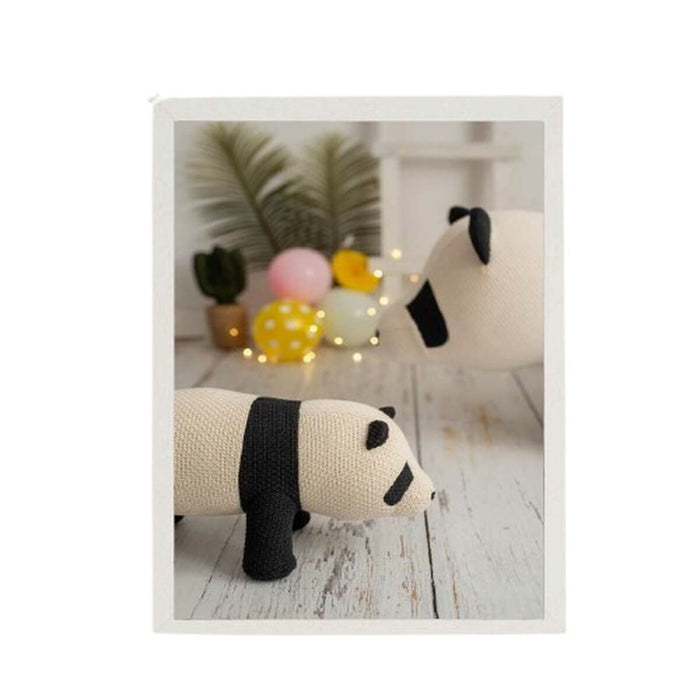 Tablou Crochetts Multicolor 33 x 43 x 2 cm Urs Panda