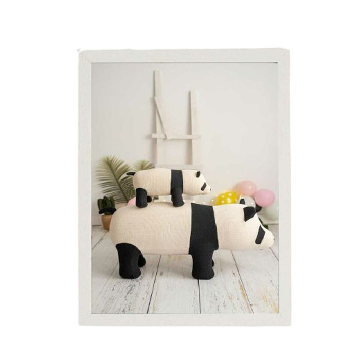 Tablou Crochetts Multicolor 33 x 43 x 2 cm Urs Panda