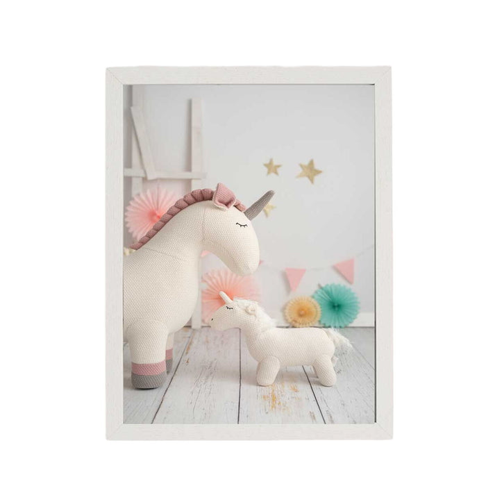 Tablou Crochetts Multicolor 33 x 43 x 2 cm Unicorn