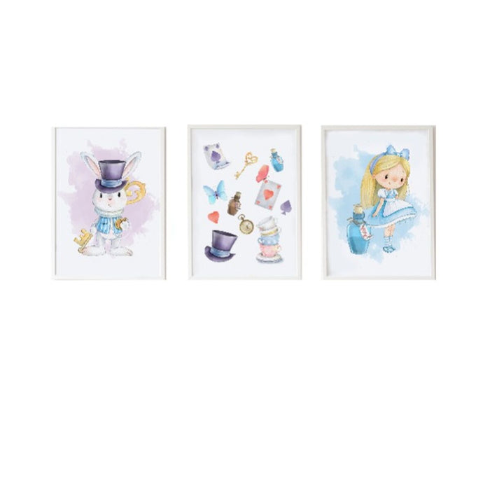 Foi Crochetts Alice 33 x 43 x 2 cm 3 Piese