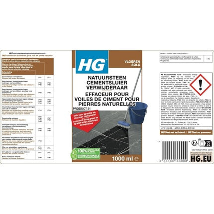 Soluție Decapantă pentru Ciment, Hg, 1L, Biodegradabilă