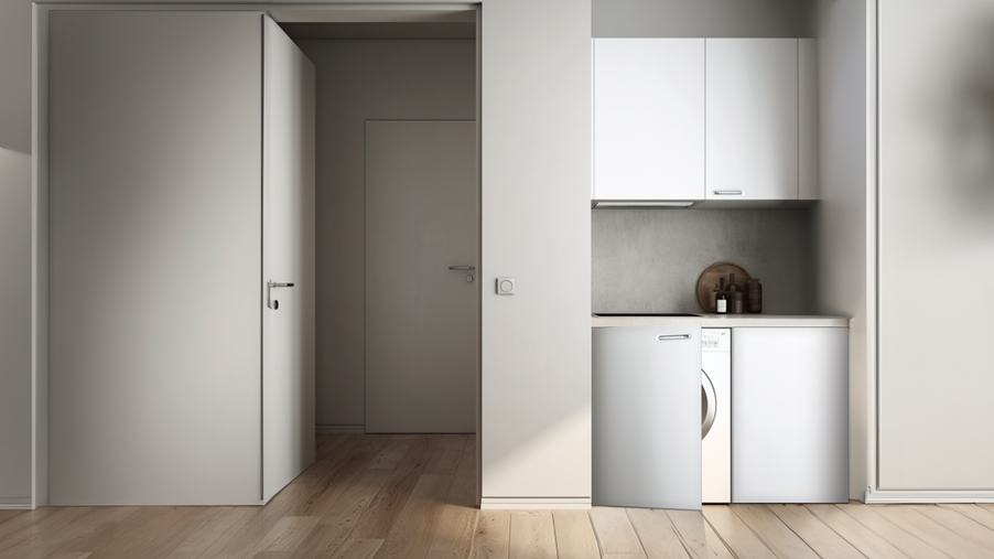 Mașină de spălat rufe încorporabilă Cecotec EVVO Aura 9, 9 kg, 1350 rpm, clasa A, albă