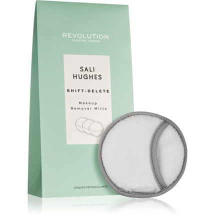 Revolution Beauty Shift-Delete Makeup Remover Pads, 3 buc, gri