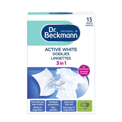 Șervete Albire, Dr. Beckmann, 15 buc, alb