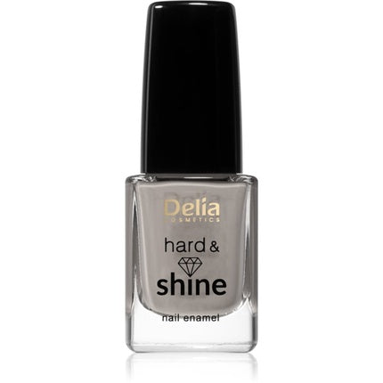 Smalț unghii Delia Cosmetics Hard & Shine 814 Eva, 11 ml, gri argintiu