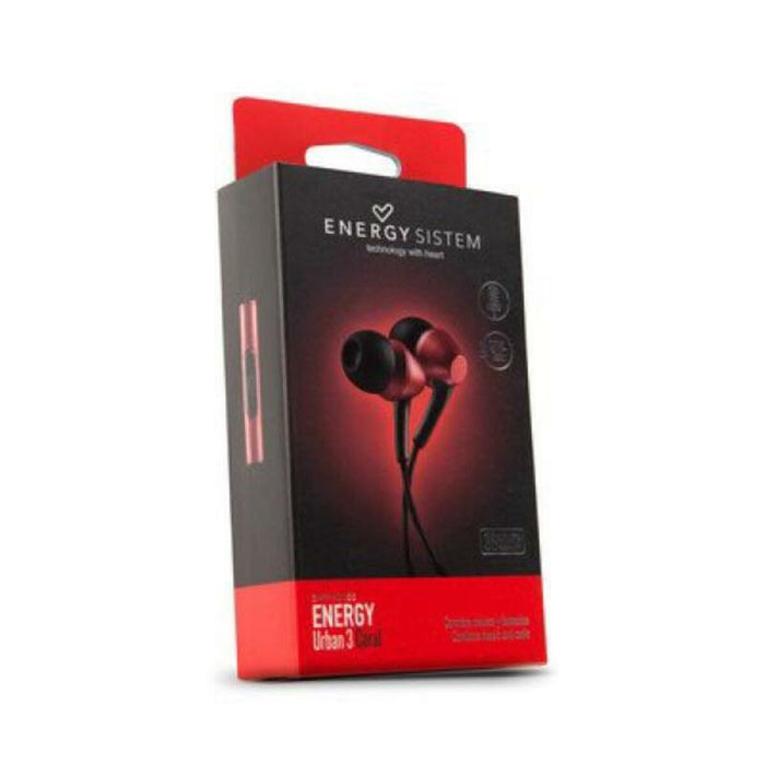 Căști cu Microfon Energy Sistem Intra Urban 3 423156 Coral