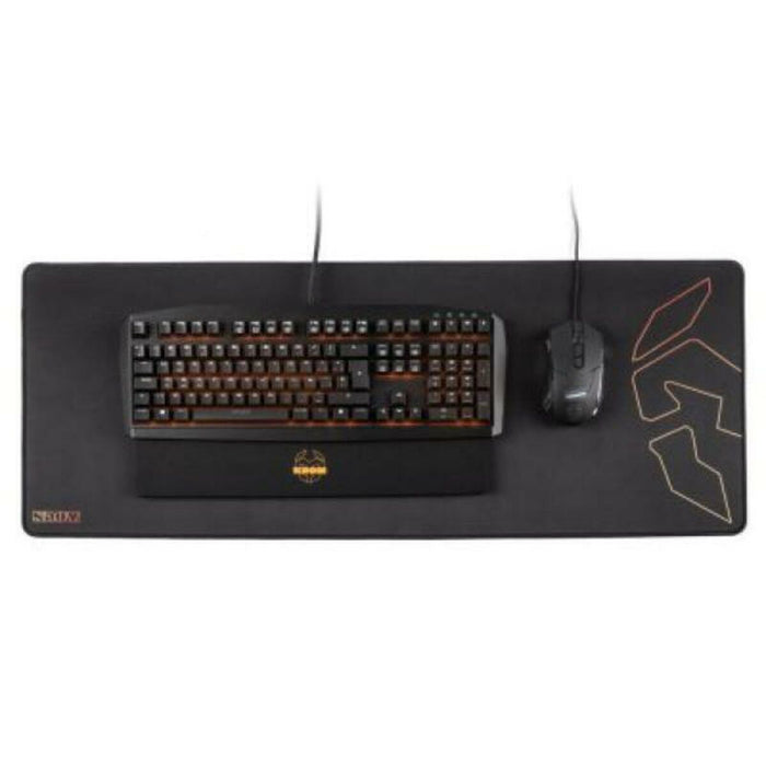 Covoraș Gaming Krom Krom Knout XL Extended 90 x 35 x 0,3 cm Negru