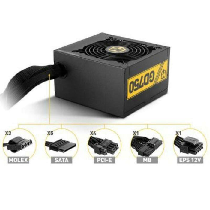 Sursă de Alimentare Gaming Nox NXHUMMER750GD 750W ATX 750 W 80 Plus Gold