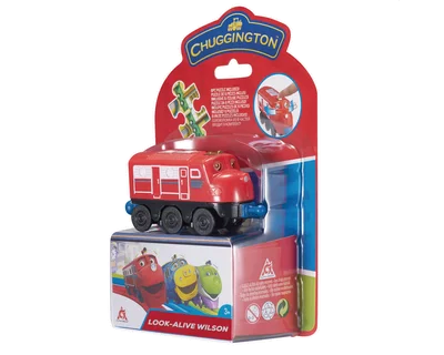 Locomotivă de jucărie Unknown Chuggington, Look-Alive Wilson, culoare roșie