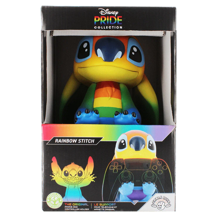 Figurină-suport EXG Pro Disney Pride Collection, Rainbow Stitch, pentru telefon și controller