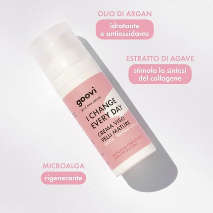 Cremă de zi Goovi Change Every Day pentru piele matură, hidratantă, 50ml