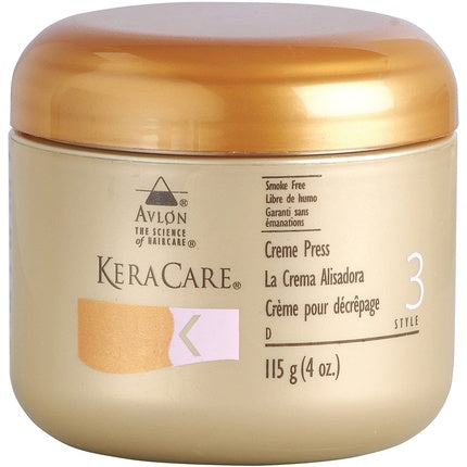 Crema de styling KeraCare Creme Press Style 3, alb-golden, 115g
