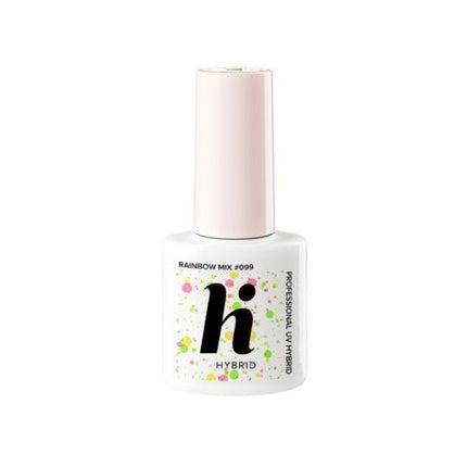 Gel Polish Hi Hybrid Pop #099 Rainbow Mix 5ml, Culoare Multicolor