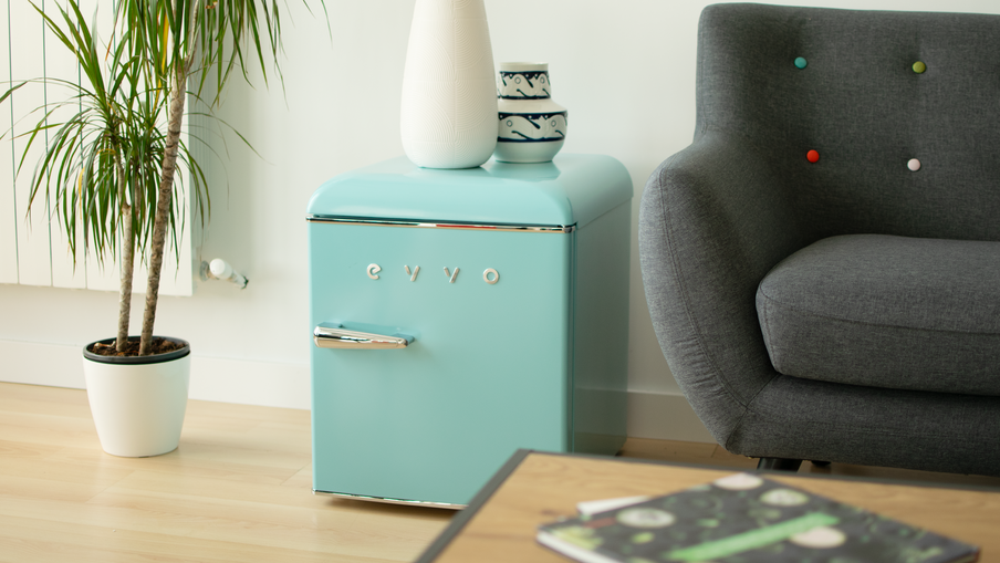 Frigider mini Cecotec Evvo F20 Retro Verde Pastel, 45 l, 38 dB