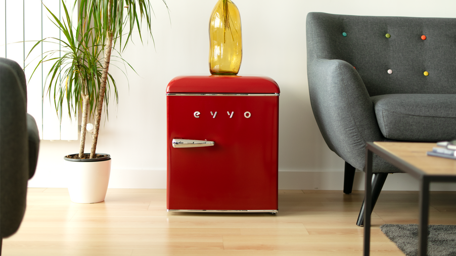 Mini frigider Cecotec Evvo F20 Retro Negro, 45 l, 38 dB, negru