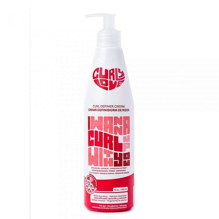 Cream Definitoare pentru Bucle, Curly Love Curl Definer Cream Unique, alb-roșu, 450ml