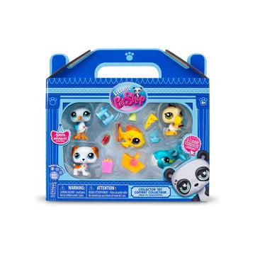 Set de joacă Hasbro Littlest Pet Shop, set de plajă, 5 figurine, modele 61-65