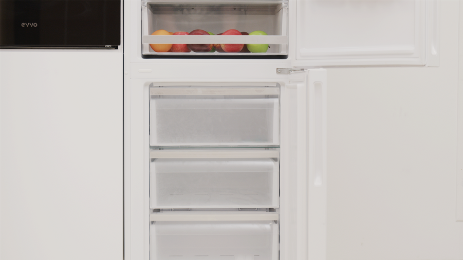 Frigider combină Cecotec EVVO F55X, 186 cm, Total No Frost, Multi Air Flow, inox