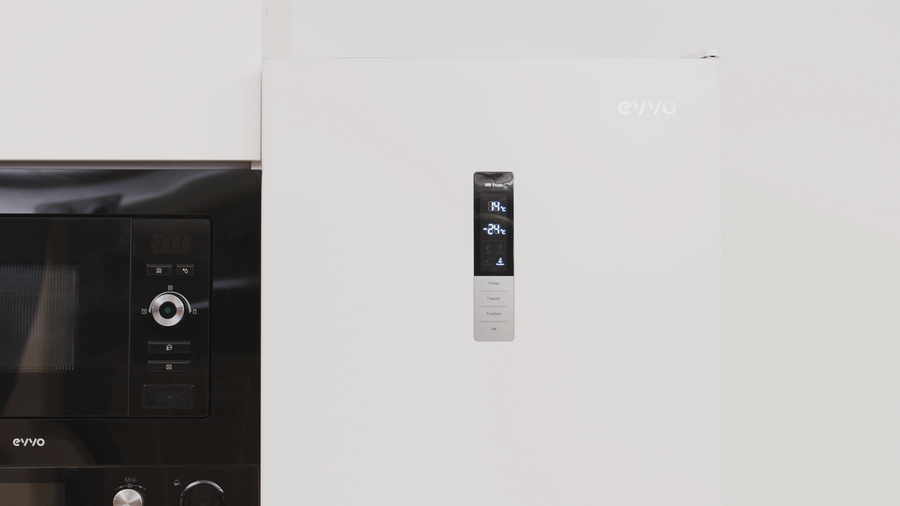Frigider combină Cecotec EVVO F60X, 59,5 × 63,5 × 200 cm, Total No Frost, inox