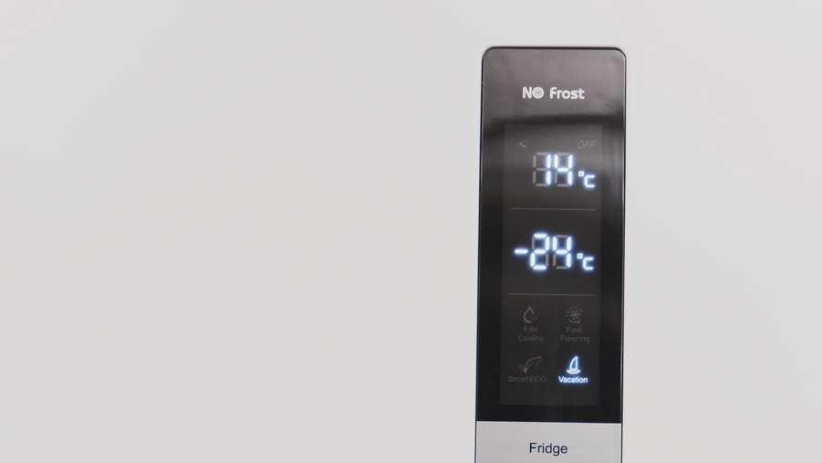 Frigider combină Cecotec EVVO F55X, 186 cm, Total No Frost, Multi Air Flow, inox