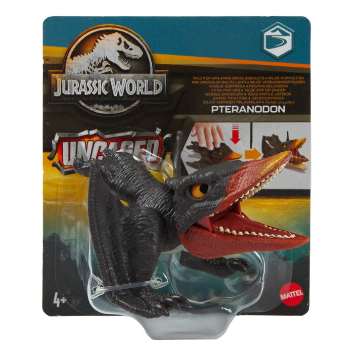 Figurină dinozaur Mattel Jurassic World Uncaged Pop-Ups, Pteranodon, 4+ ani
