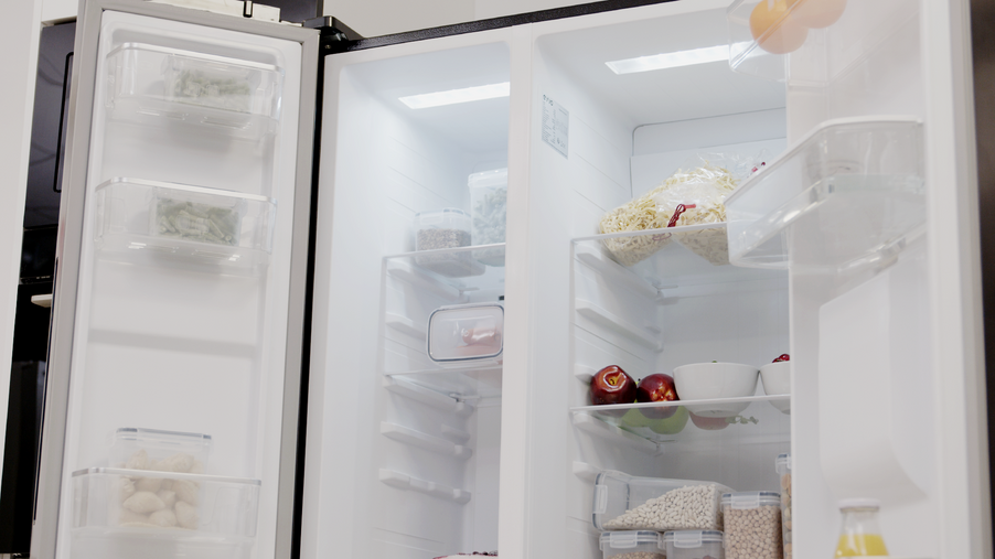 Frigider side by side Cecotec EVVO F90DX Aqua, 559 l, 91,2 × 70,4 × 177 cm, Dark Inox