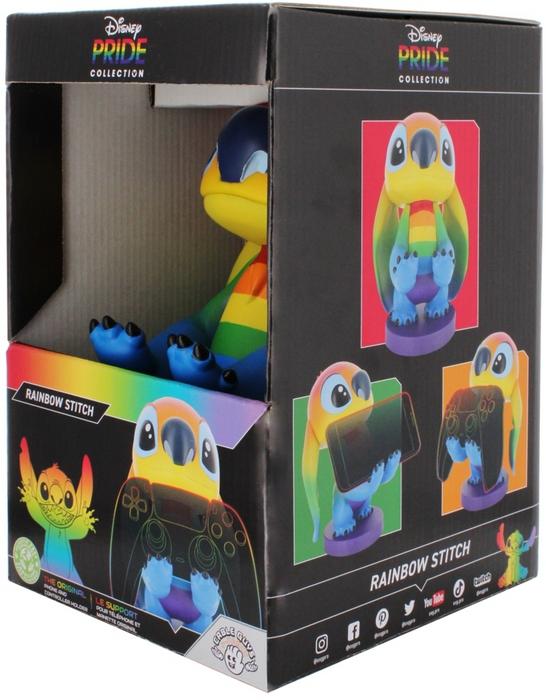 Figurină-suport EXG Pro Disney Pride Collection, Rainbow Stitch, pentru telefon și controller