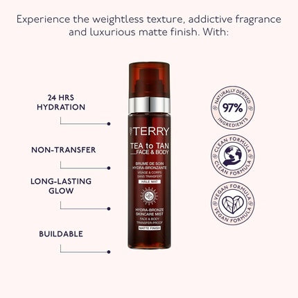 Autobronzant față și corp, By Terry, Tea to Tan, mat, 100ml