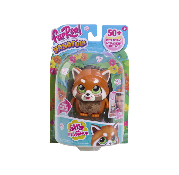 Jucărie interactivă Hasbro FurReal Handfuls, Shy the Red Panda, 50+ interacțiuni, 4+ ani