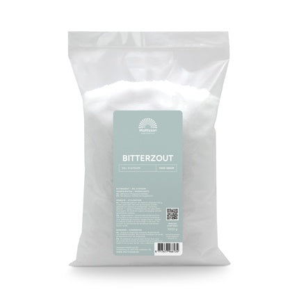 Sare de baie Epsom, Mattisson Bitter Salt, Sulfat de Magneziu, alb, 1000g