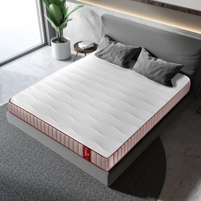 Saltea hibridă Cecotec Flow 6900 Hybrid, înălțime 28 cm, fermitate medie spre ridicată, arcuri împachetate individual