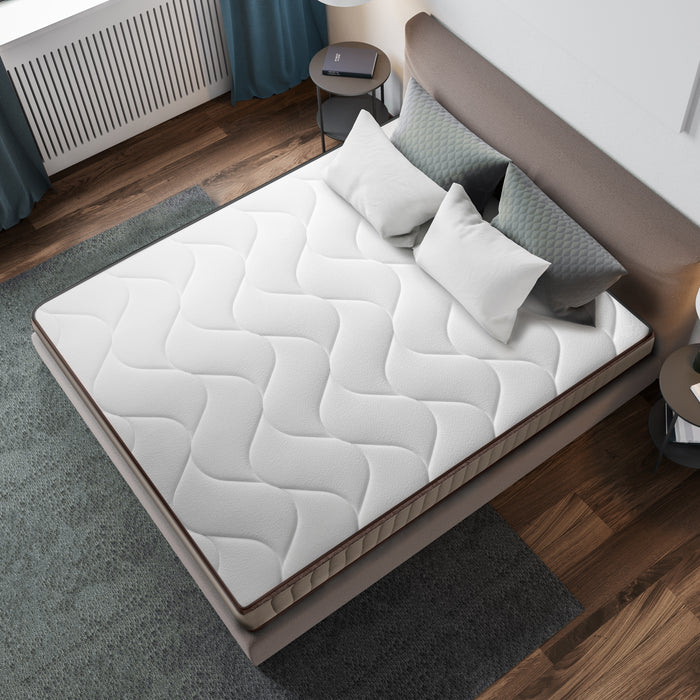 Saltea hibridă Cecotec Flow 7990 Hybrid, 140 × 190 cm, înălțime 30 cm, fermitate medie spre ridicată