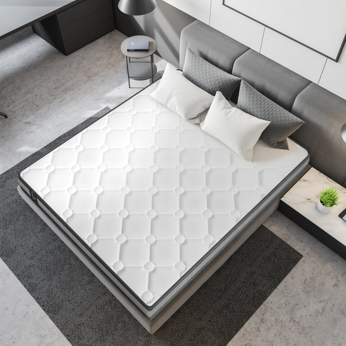 Saltea hibridă Cecotec Flow 8900 Hybrid 80X190, 80 × 190 cm, înălțime 32 cm, arcuri împachetate individual