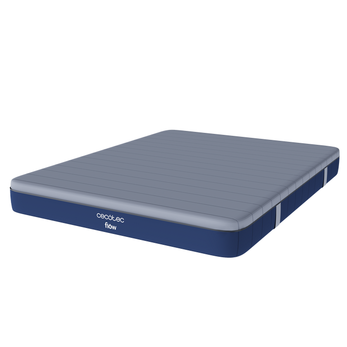 Saltea Cecotec Flow e-Hybrid, înălțime 28 cm, fermitate medie spre ridicată, arcuri împachetate individual