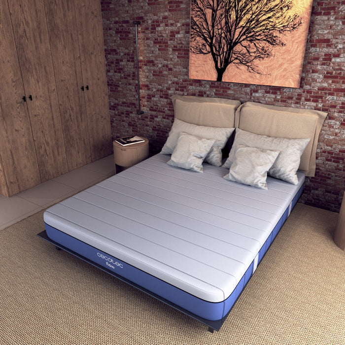 Saltea Cecotec Flow E-Hybrid 90X200, 90 × 200 cm, înălțime 28 cm, fermitate mediu-înaltă