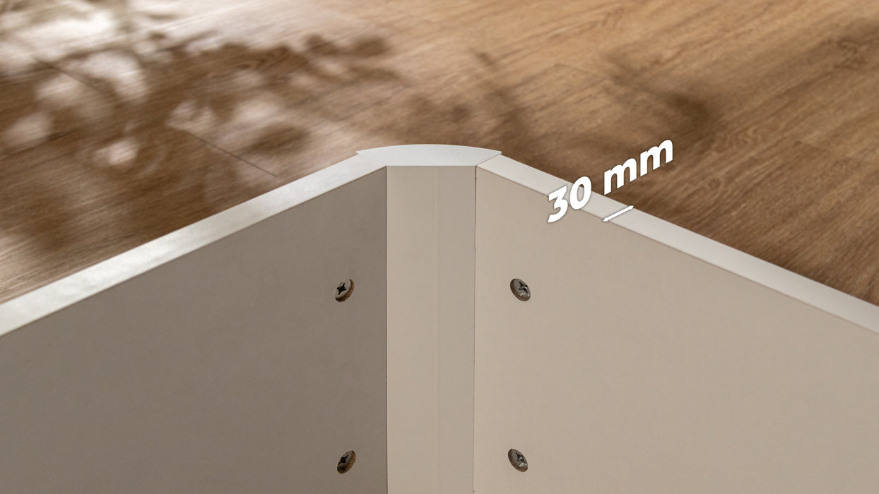 Ladă de pat rabatabilă Cecotec Flow Canapé SpacePlus Blanco Premium 180x190, 180 × 190 cm, înălțime 27,5 cm, albă