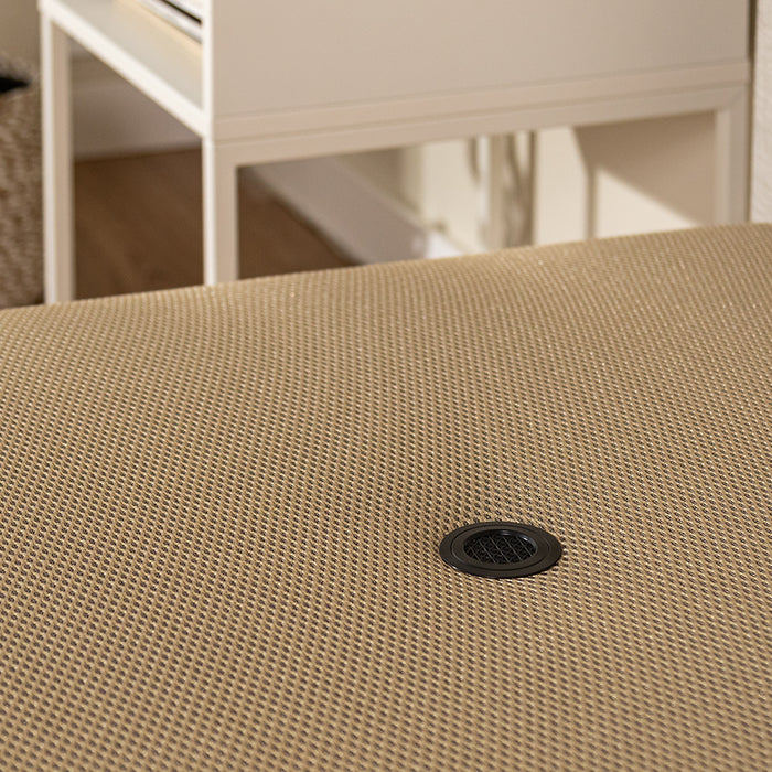 Bază de pat cu ladă rabatabilă Cecotec Flow Canapé SpacePlus Cambrian 135x200, 135 × 200 cm, înălțime 27,5 cm, Cambrian