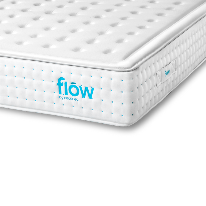 Saltea Cecotec Flow HybridLuxe Fresh 6900, 90 × 190 cm, înălțime 31 cm, 14 straturi