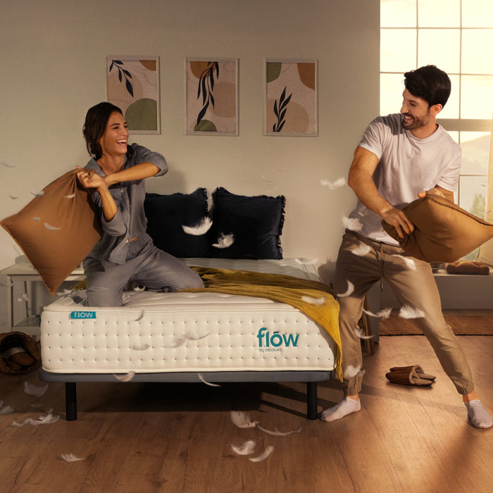 Saltea Cecotec Flow HybridLuxe Fresh 6900, 160 × 200 cm, înălțime 31 cm, 40 kg