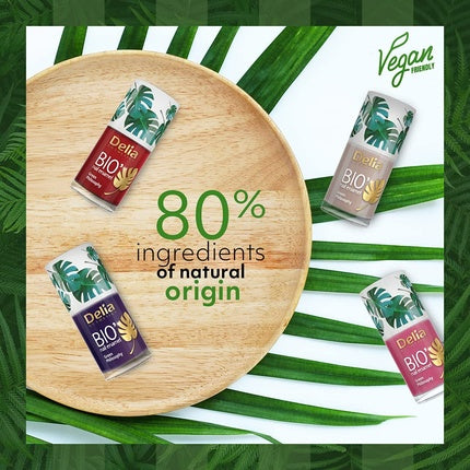 Ojă Delia Cosmetics BIO Verde, 11ml - Vegan-Friendly, Finisaj Strălucitor