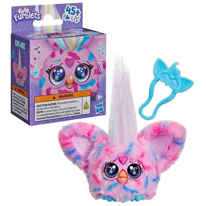 Jucărie de pluș interactivă Hasbro Furby Furblets Boo-Kin, 45+ sunete, 6+ ani